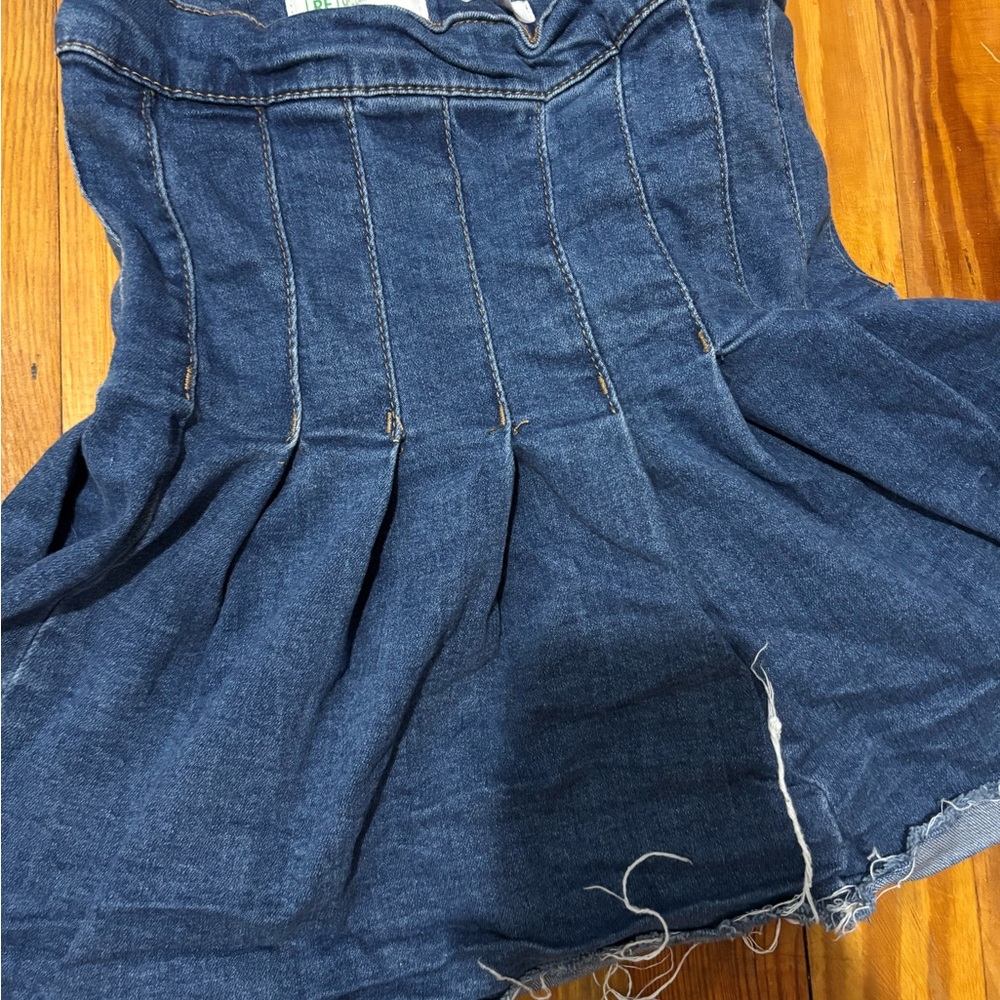 Celebrity Pink Denim Mini Skirt